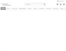 Tablet Screenshot of carparts-strasmann.de